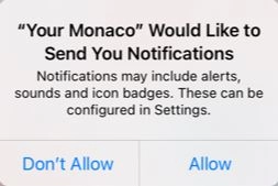 Allow notification